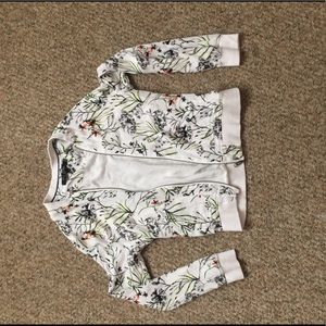 Max jeans lightweight floral bomber, size small